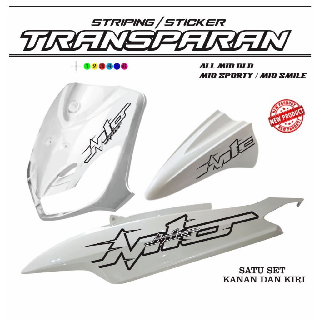 MIO OLD MOTORCYCLE POLET STICKER COOL VARIATION SIMPLE STRIPING MIO OLD ...