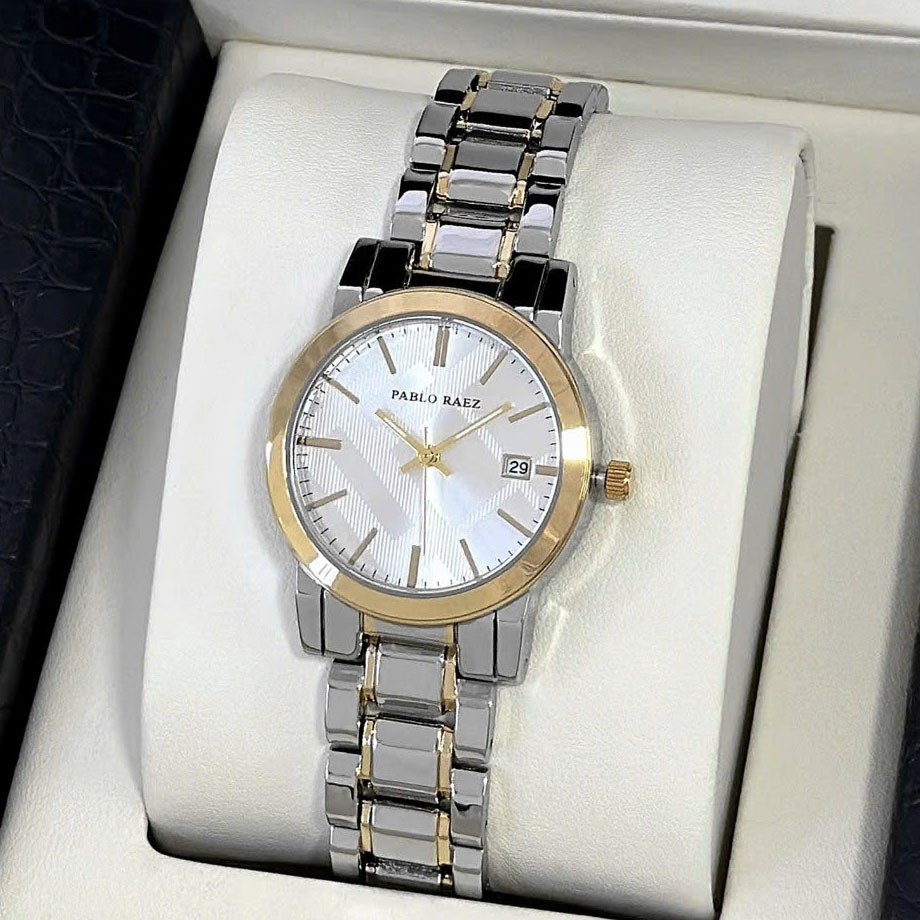 Genuine PABLO RAEZ Z566 steel strap women's watch with luminous date ...