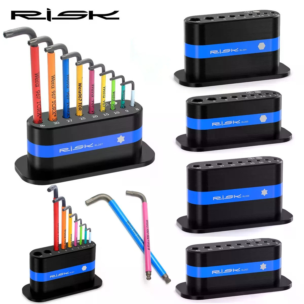 Risk Bicycle Allen Key Storage Rack for Wera 950/967 Series Hex / Torx ...