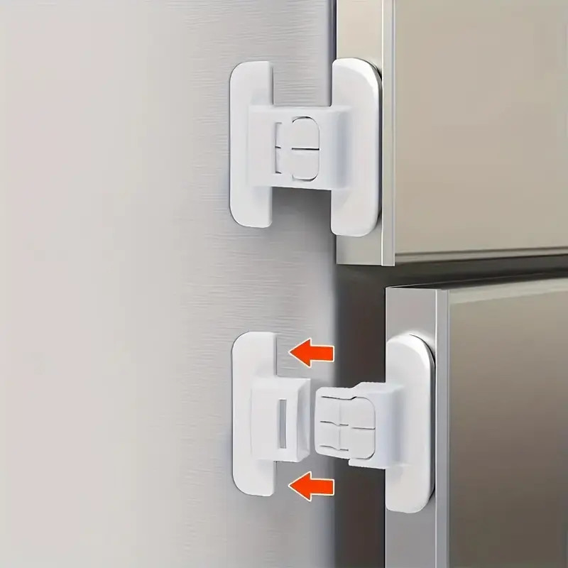 Baby Safety Refrigerator Lock Childproof Anti-Clamp Fridge Lock for Ref ...