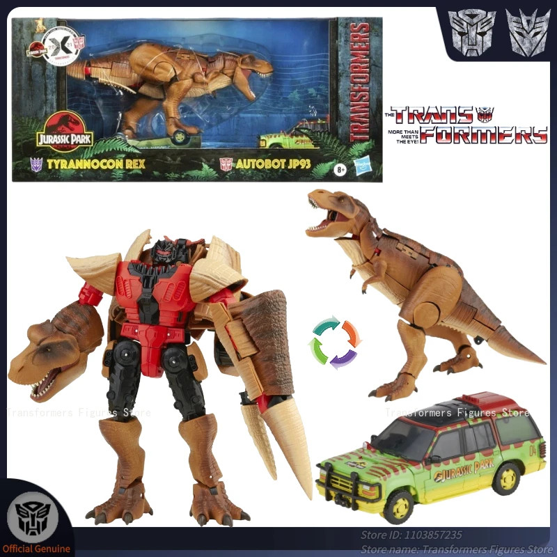 Hasbro Transformers Linkage Tyrannosaurus Rex & JP93 G1 Movie Figure ...