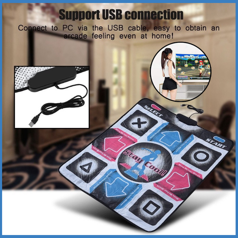 Wireless USB Dancing Pad Mat Non Slip Smart Dance Game Mat Compatible ...