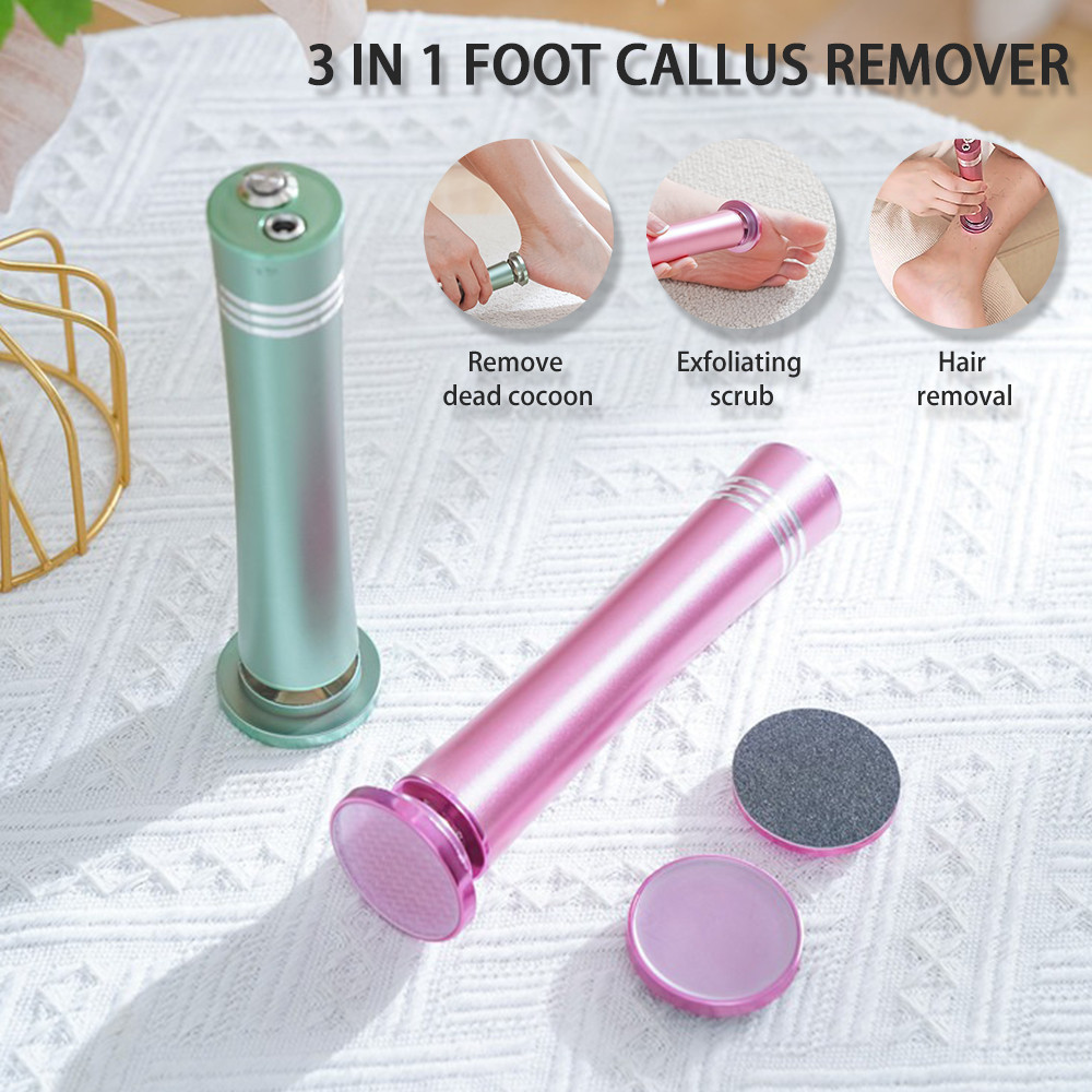 3 In 1 Multi-funciton Type-C Charging Electric Foot File Callus Remover ...