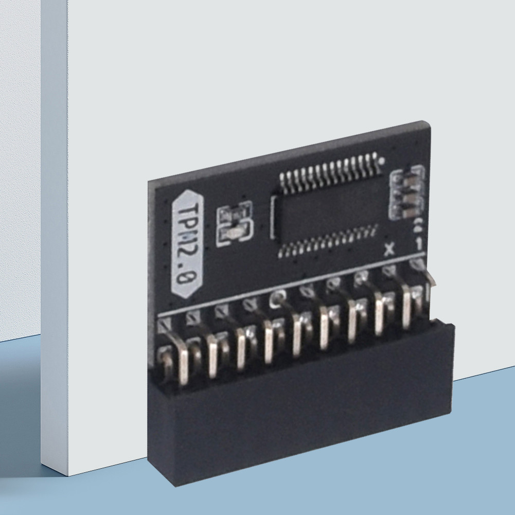 TPM 2.0 Encrypted Security Module Board LPC 20 Pin Mainboard Card for ...