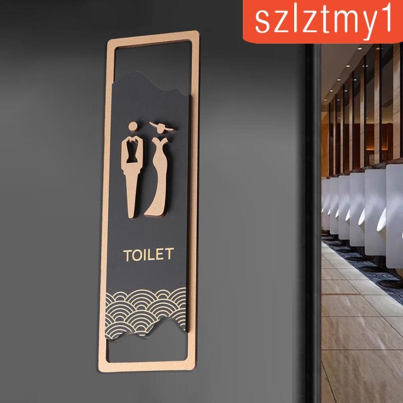 [szlztmy1] Toilet Sign Sign Graphical Symbols Restroom Sign Signage for ...