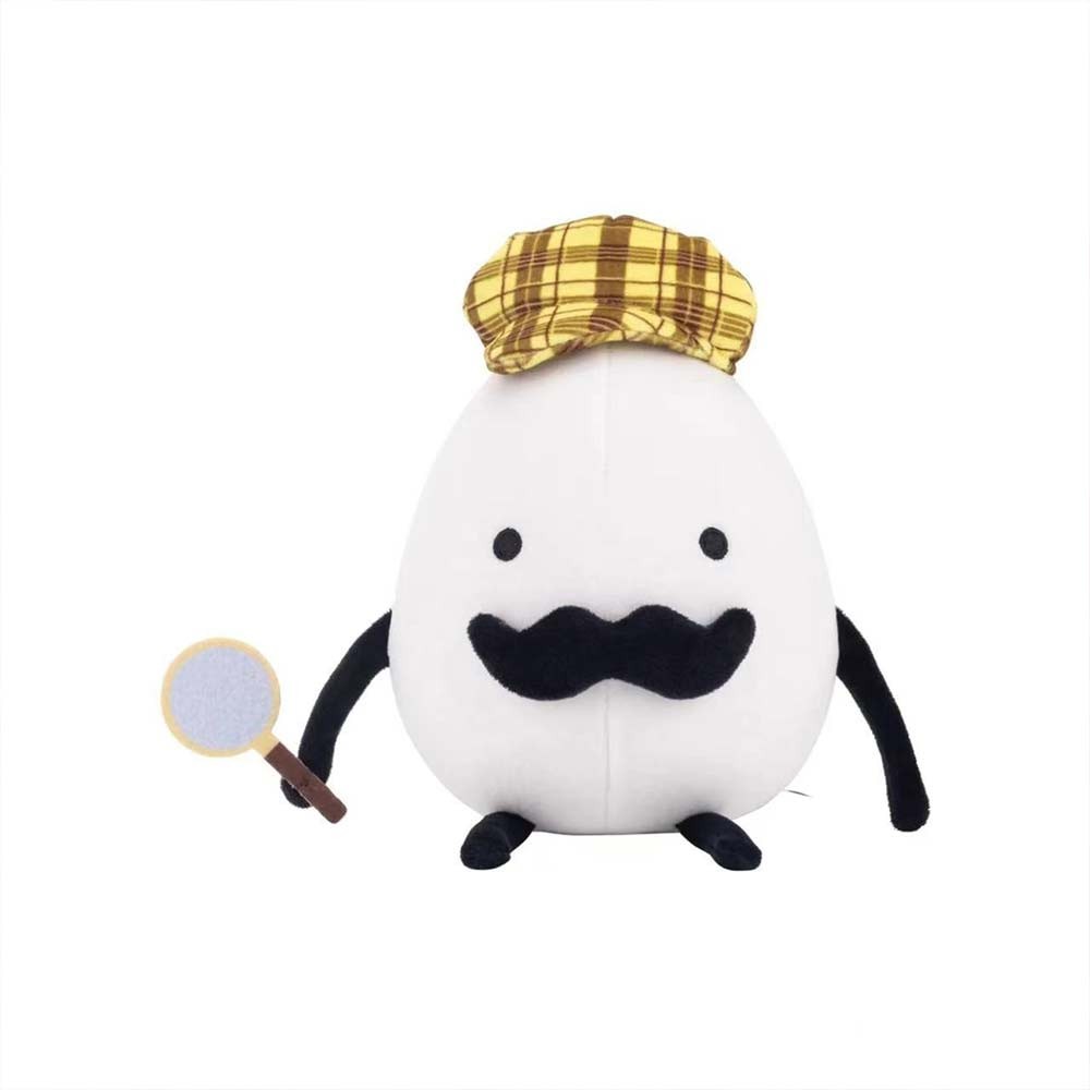 25cm Secret Staycation Detective Egg Plush Doll Game Character Stuffed