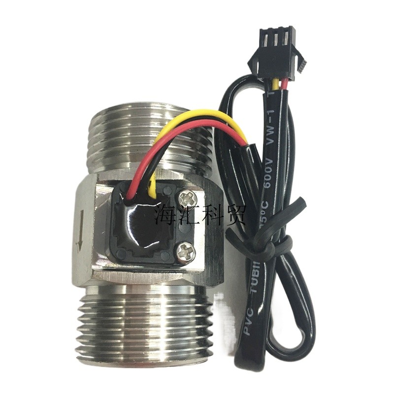 Stainless steel 1 inch high temperature water flow sensor Hall ...