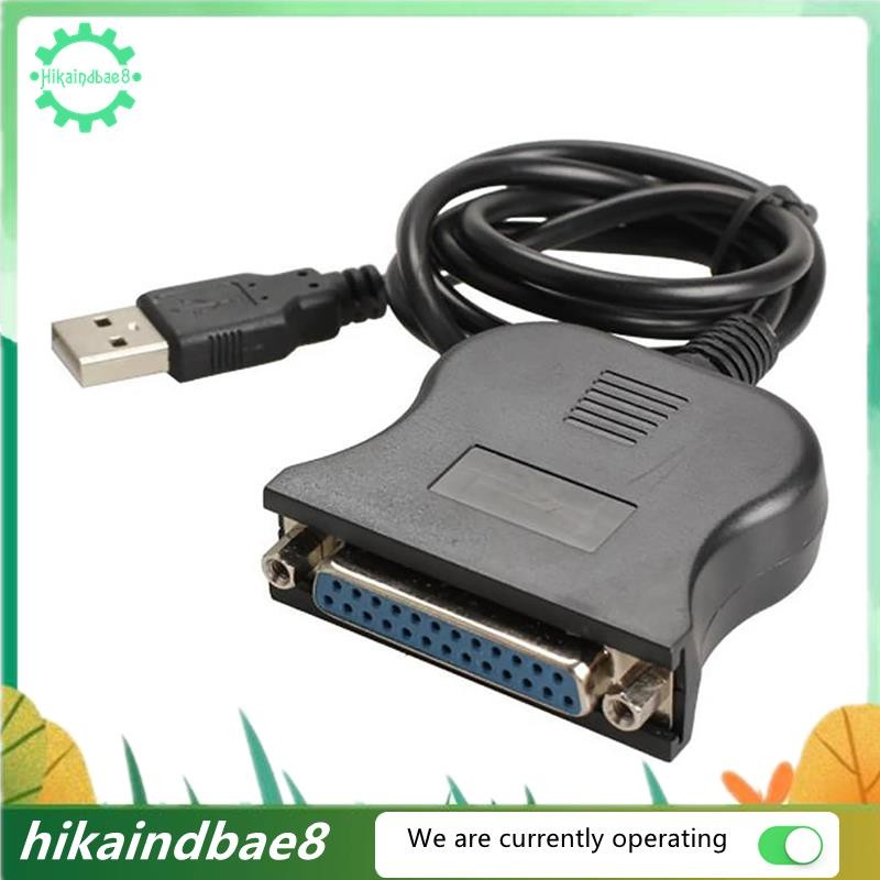 [hIkAi] USB to 25 Pinhole Parallel Cable DB25 Interface IEEE 1284 ...