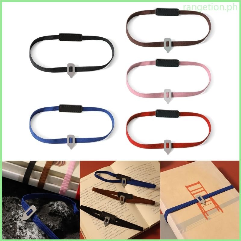 RAN Elastic Rope Bands Planner Bookmarks with Metal Book Dart Elastic ...