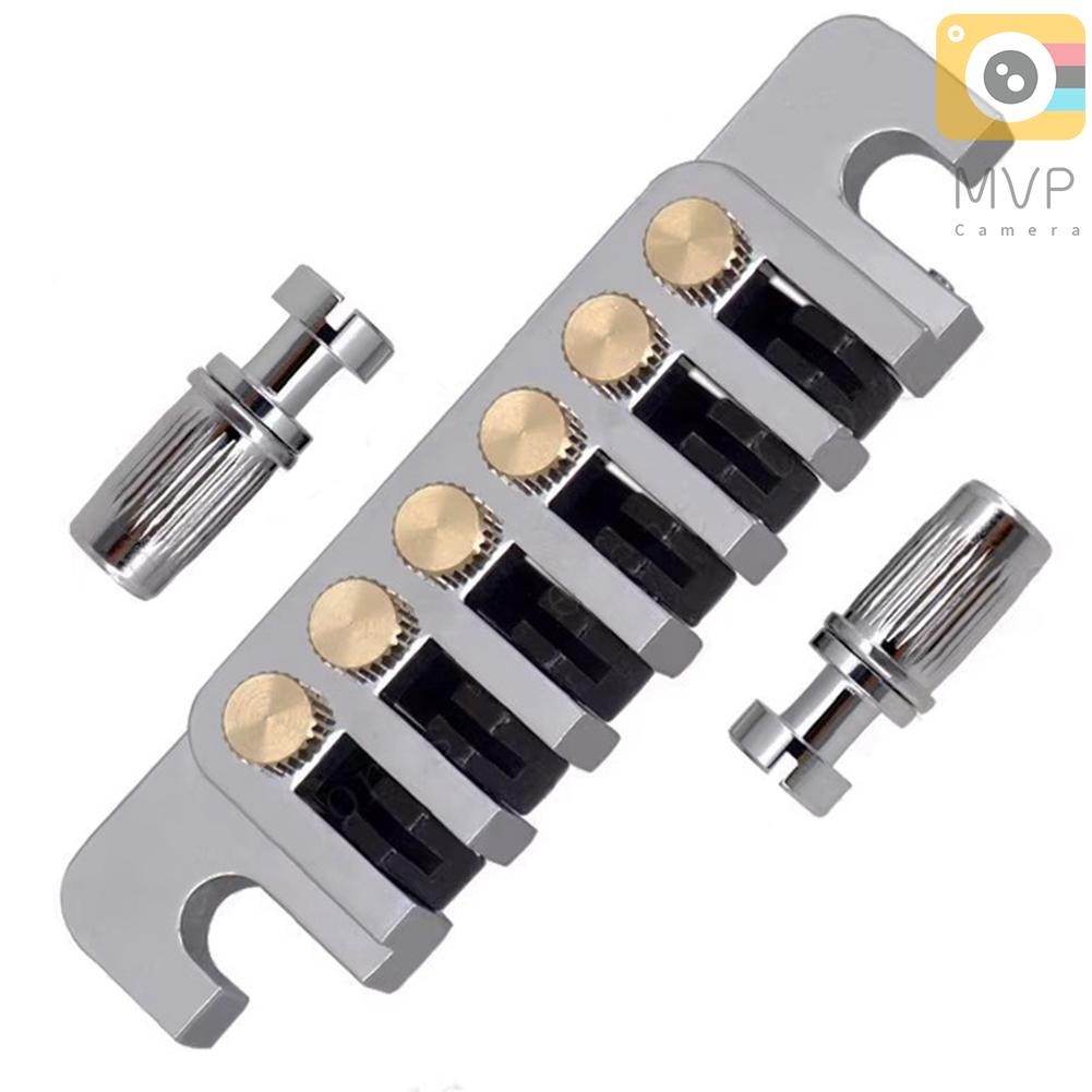 LP Electric Guitar Tune O Matic Bridge Pull Plate Tail Piece Reversible ...