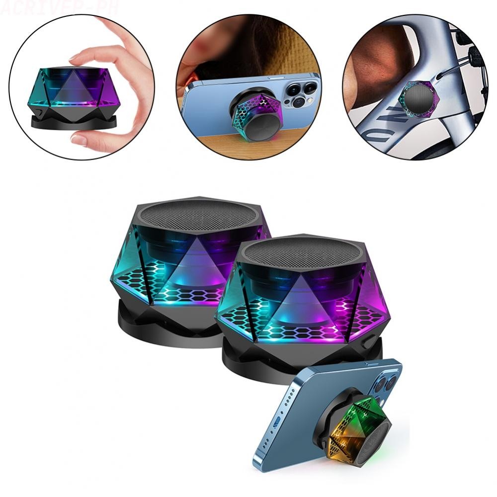Portable Magnetic BT Speaker with Colorful Light Display and Bass Sound ...