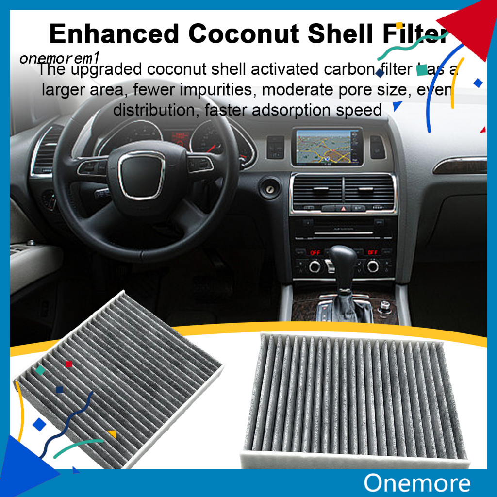 ONEM Air Conditioning Filter for Car Natural Coconut Material Air