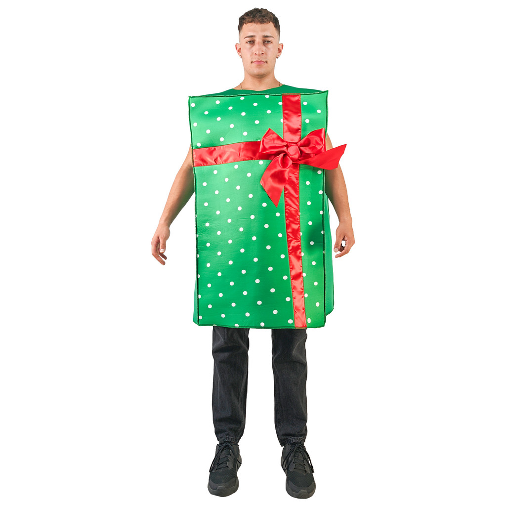 white christmas dresses Kids Christmas Present Costume Boys Girls Gift Box Tops and Jumpsuit 2 –  Sun Baby main image 1
