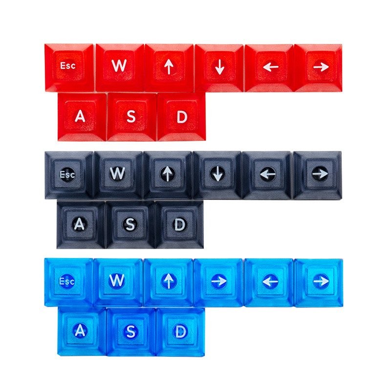 DSA High-precision Mechanical Keyboard Transparent Keycaps Character ...
