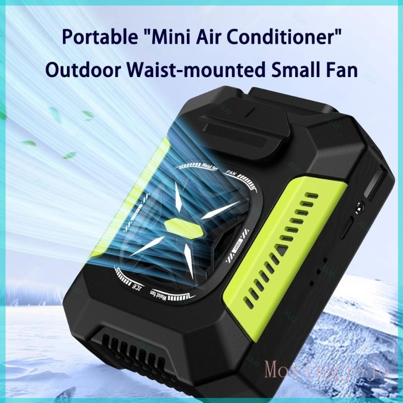 JoJo Wearable Waist Fan Hanging Neck Fan Strong Airflow For ...