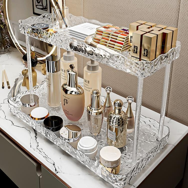Chic Bathroom Cosmetic Storage Rack muskarade perfume Vanity Organizer ...