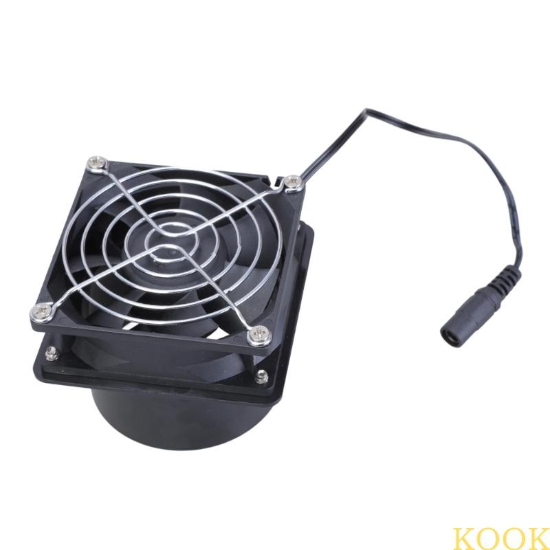 KOOL Exhaust Fan 3800RPM 80mm 12V Air Exhaust Fume Extractor Fan ...