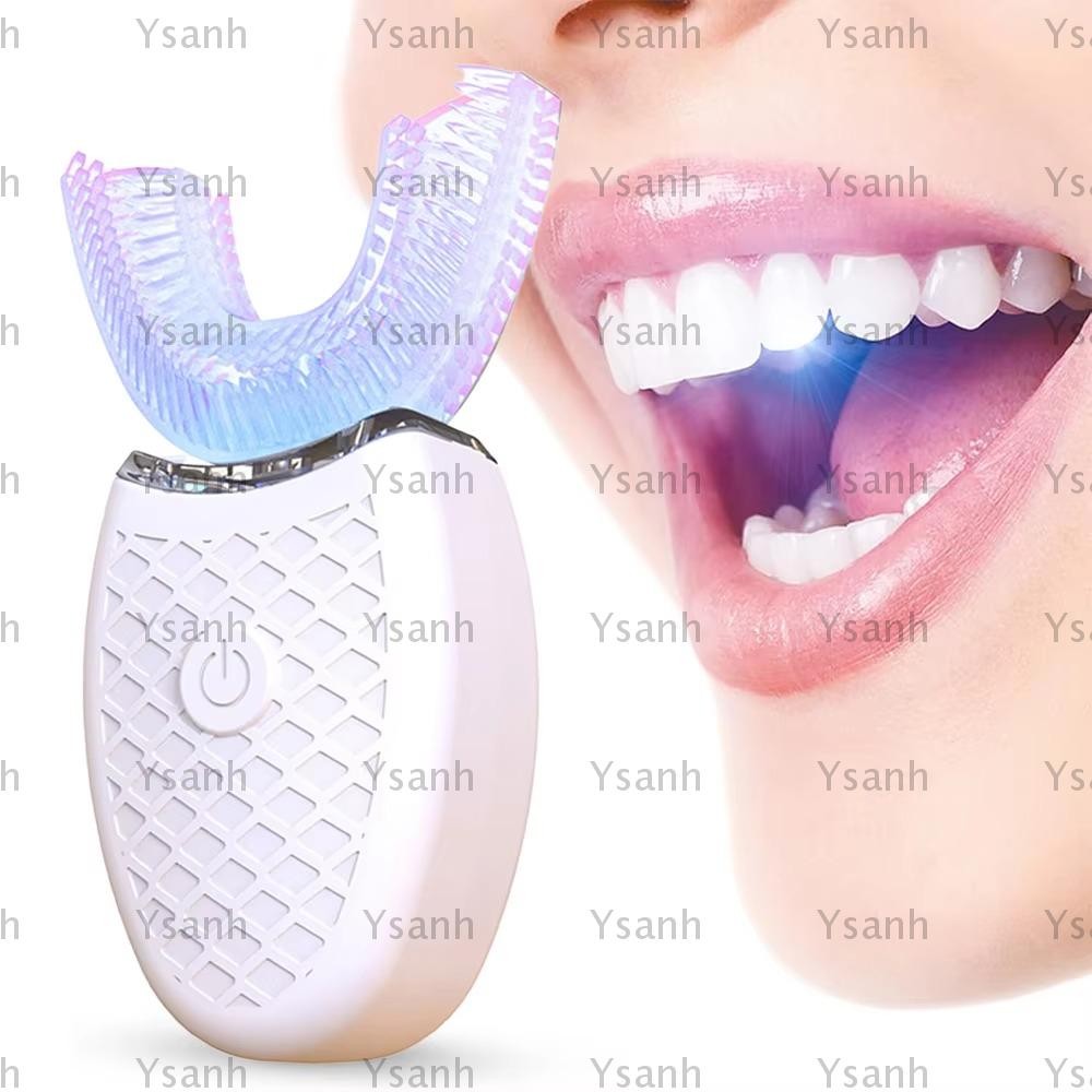 Sonic toothbrush cleaning braces