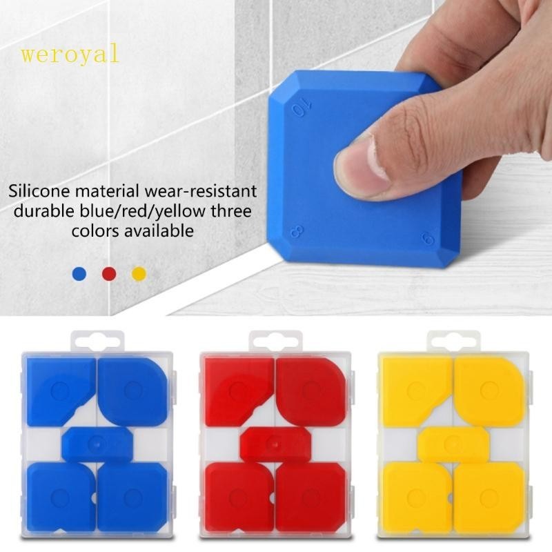 weroyal Caulking Tool Silicone Sealant Spreaders Finish Kit Caulk Tile