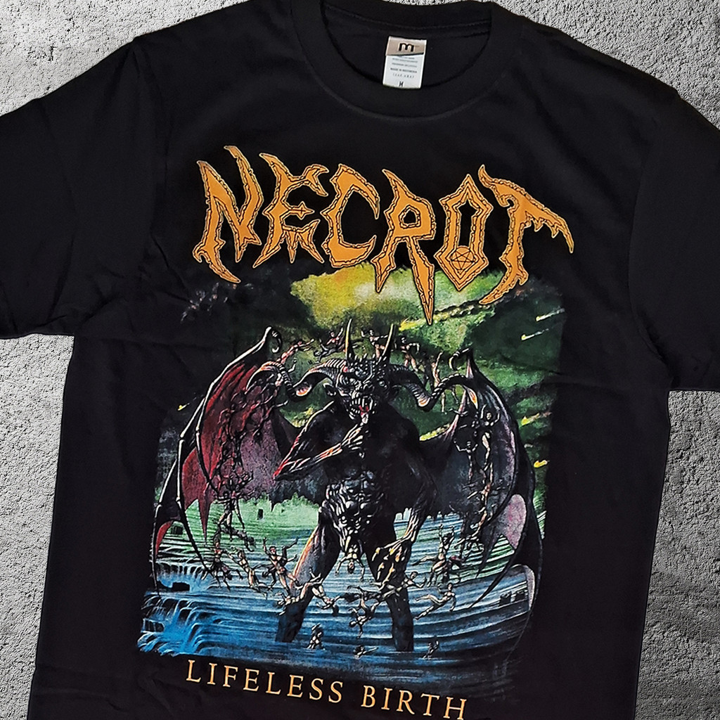 Necrot BAND T-Shirt - LIFELESS BIRTH | Oakland DEATH METAL | Shopee ...