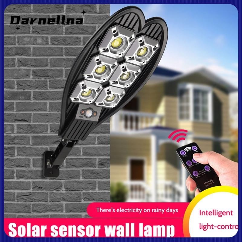 【darnellna】108COB Solar LED Street Light Waterproof Remote Control PIR