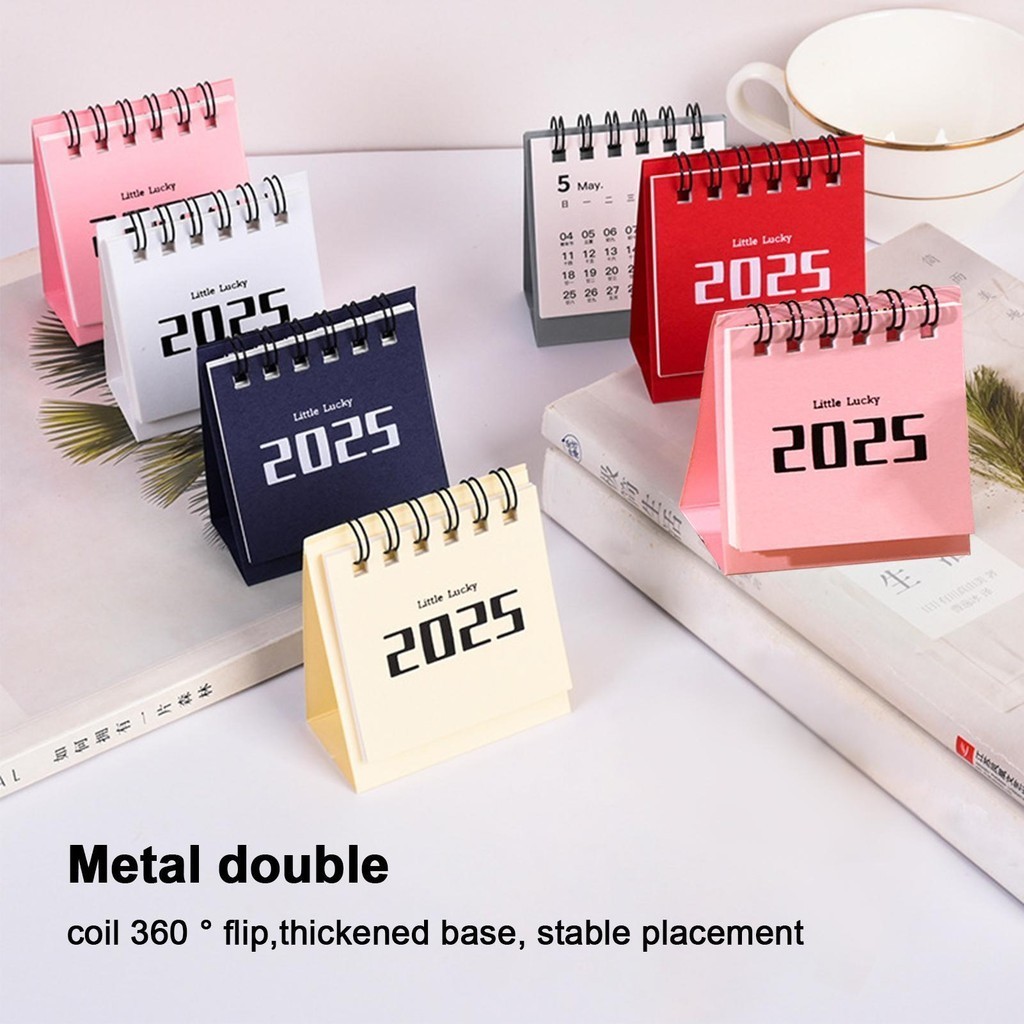 Desk Calendar 2024-2025 Small Table Calendar from Aug. 2024 to Dec ...