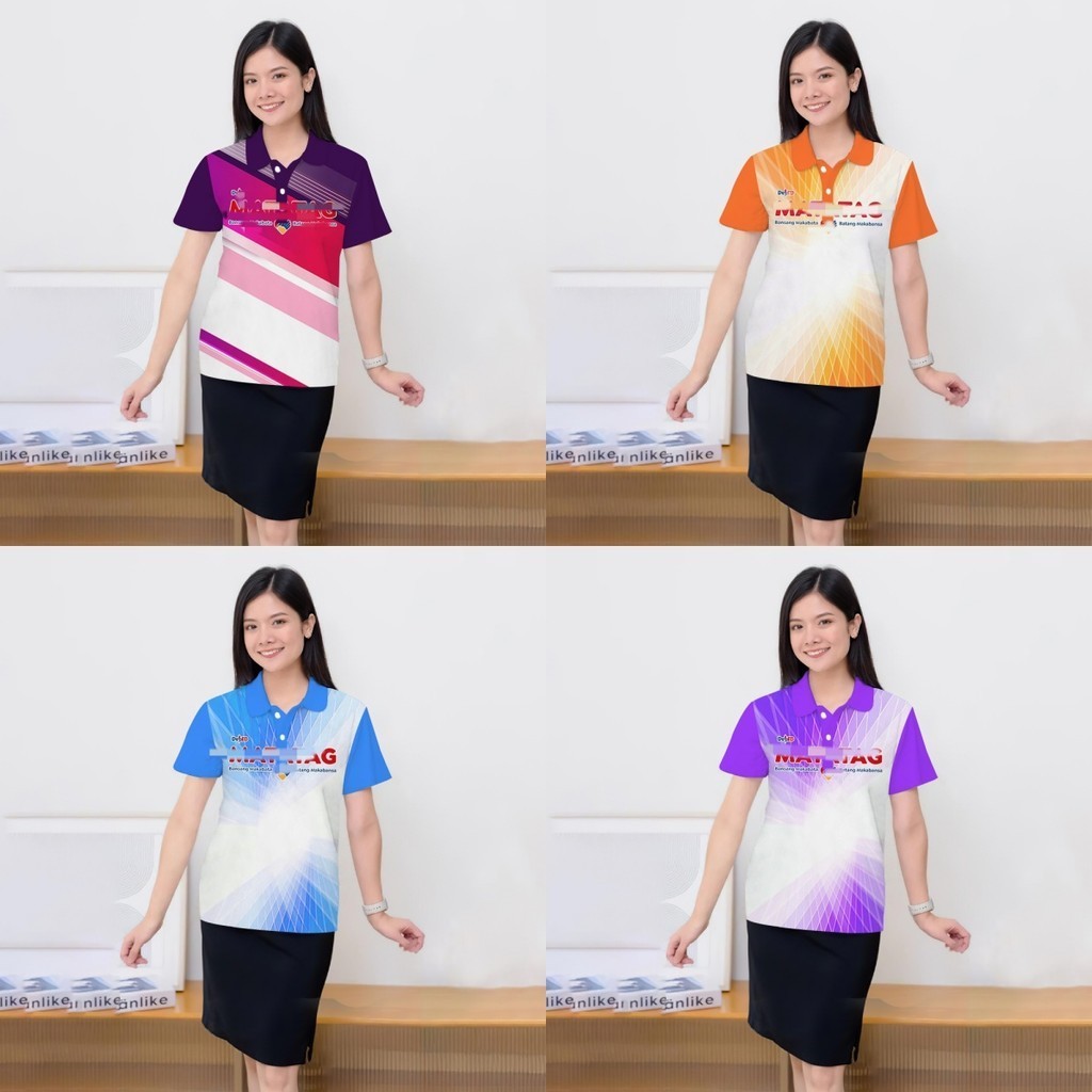 Deped Matatag Pattern 3D Printing Women's POLO Shirt National Study ...