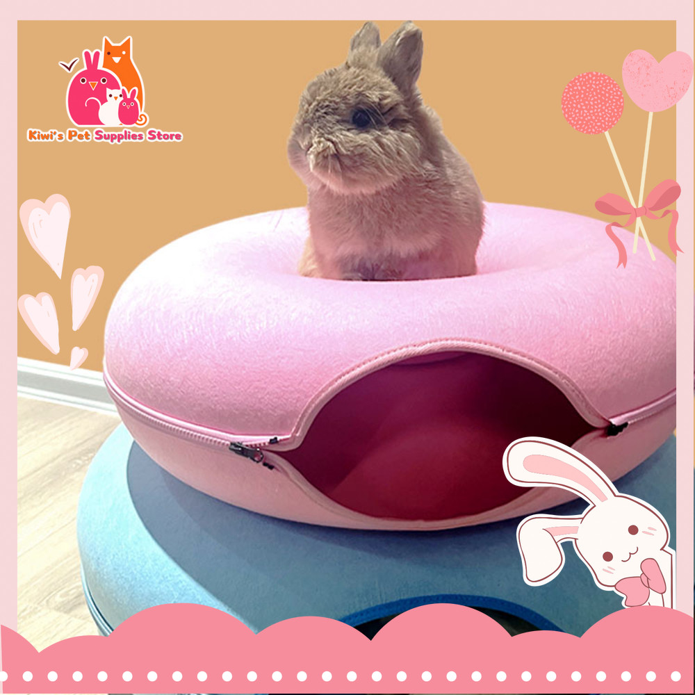 Rabbit Tunnel Toy Rabbit Hiding Nest Rabbit Tunnel Cave Bed Removable ...