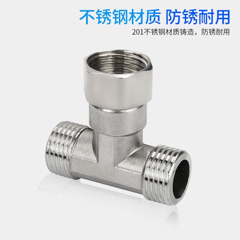 4 points inner and outer wire live connection tee direct tube thick ...