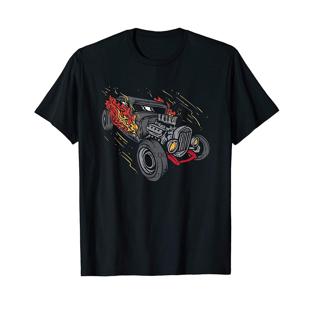 T-shirt HOT ROD - Kustom Kulture Built For Speed - V8 Ford T Custom Racer Drag E - Foto 13