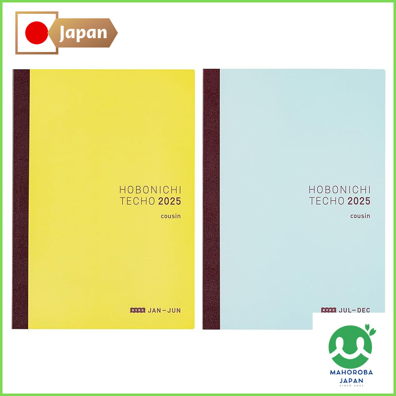 Hobonichi Techo 2025 Planner Original & Cousin Size Options (A6/A5