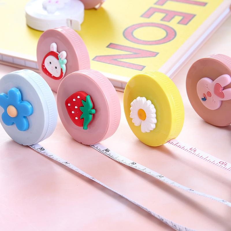 1.5M Cartoon Mini Tape Measure Portable Retractable Ruler Sewing ...
