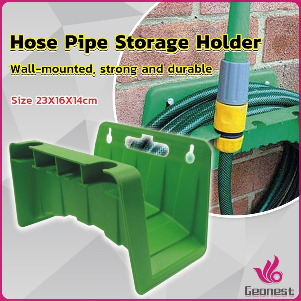Geonest Hose Pipe Storage Holder Wall Mounted PP Pipe Hose Rack Water ...