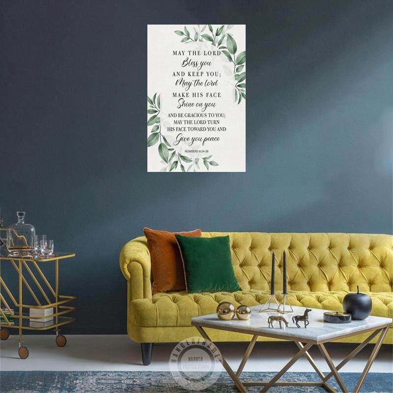 Numbers 6:24 May the Lord Bless You and Keep You Bible Verse Canvas ...