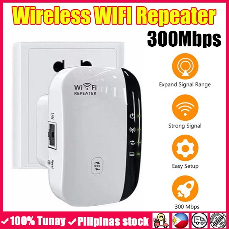 Wi-Fi Repeater 300Mbps Network Signal Extender Fast Speed Wifi Extender  Wireless Router Booster