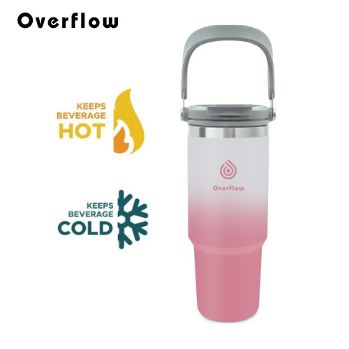 Overflow Tumbler 30oz flask Collection Vacuum Insulated Drinking Water ...