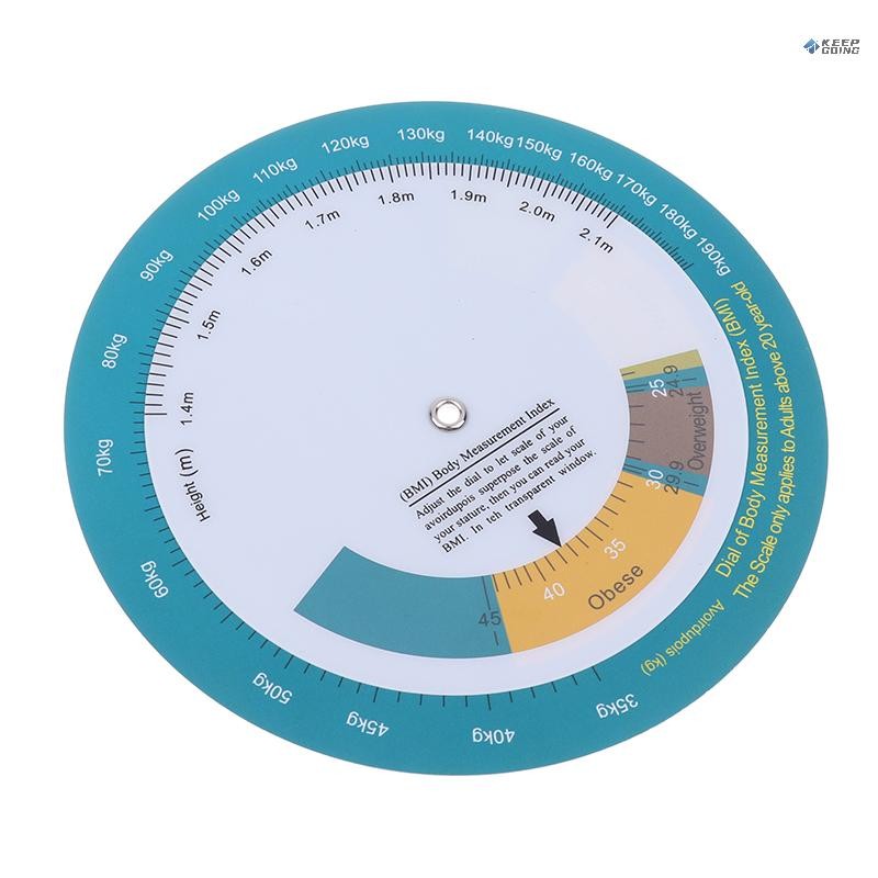 Keep Going＞ Big Size BMI Wheel, BMI Caculator, BMI Ruler Healthy Ruler ...