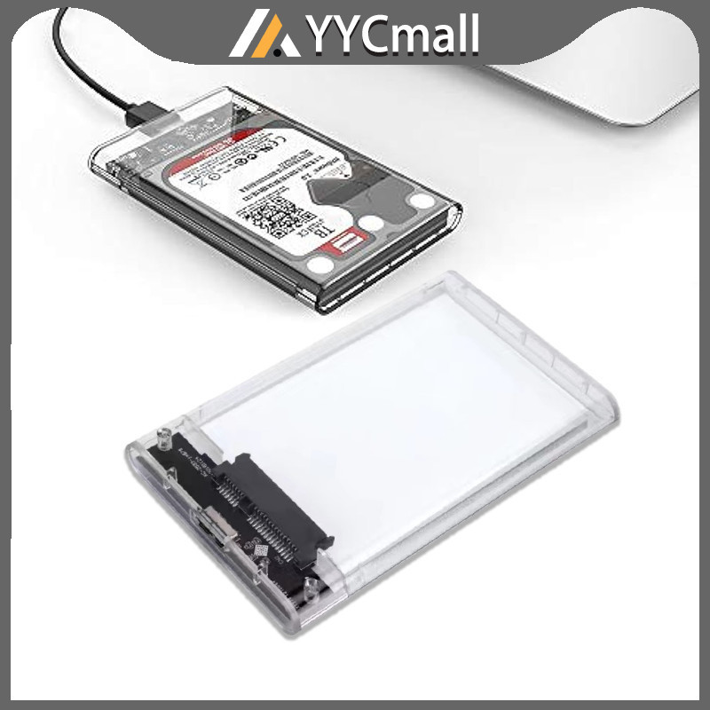 USB C Hard Drive Case Transparent Solid State Drive Box Hard Drive Disk ...