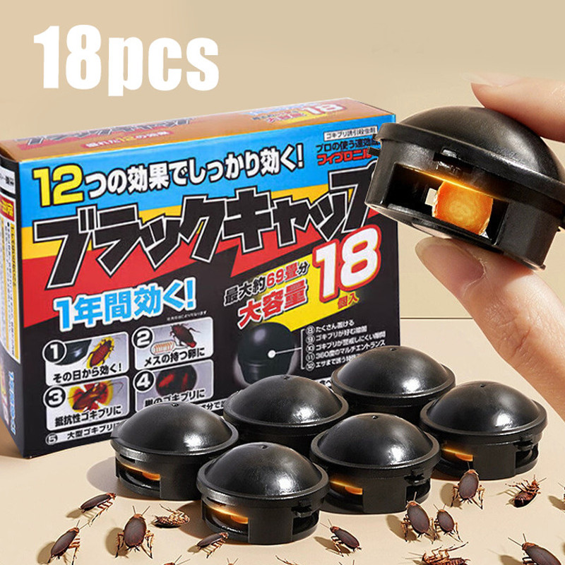 18pcs Powerful Cockroach Bait House Safe Non-Toxic Cockroach Killer ...