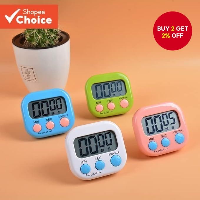 1pc Multi-Function Digital Timer Clock Timer For Kitchen Classroom ...