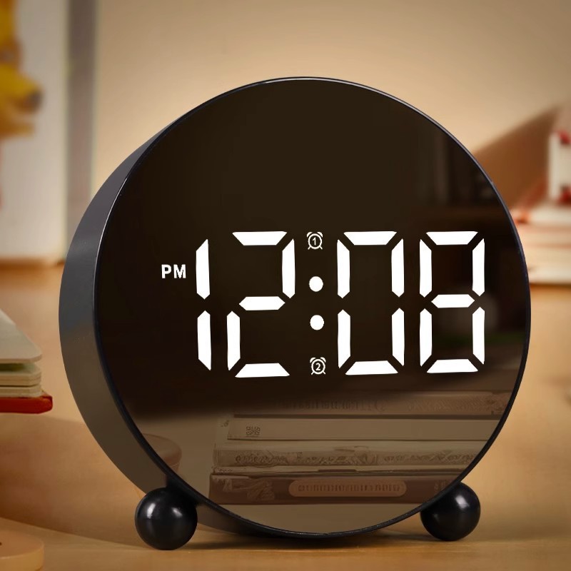LED Alarm Clock, USB Plug-in Digital Clock,Creative Alarm Clock, Plug ...
