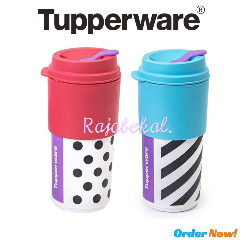 Tupperware Coffee To Go 490ml glass | Shopee Philippines