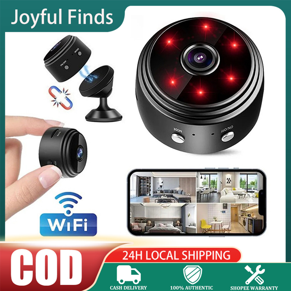 (COD) A9 Mini Wireless CCTV Camera - 1080P HD WiFi Security Cam for ...