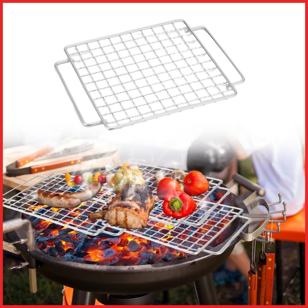 Stainless Steel BBQ Roasting Rack Outdoor BBQ Cooking Rack Grate ...
