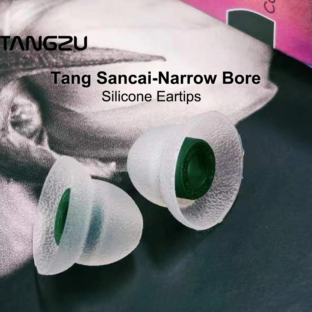 Tappi Auricolari In Silicone Tangzu Tang Sancai | 3 Paia S/M/L | Wide Bore Per Migliore Qualità Audio
