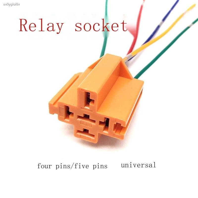 Automotive universal relay socket 80A4 feet 5 feet base bakelite ...