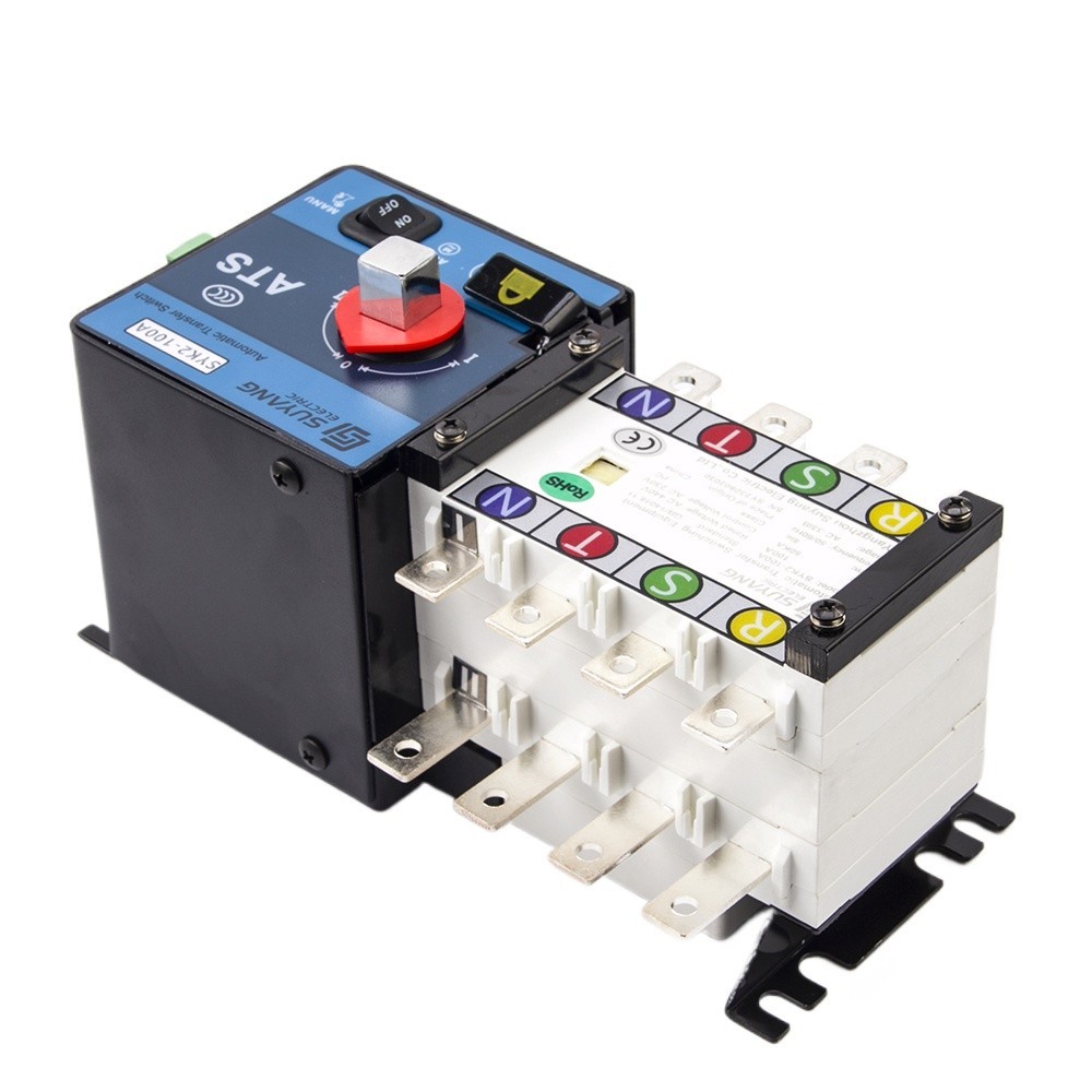 Universal SYK1 SYK2-100A 160A 4P ATS Dual Power Automatic Transfer ...