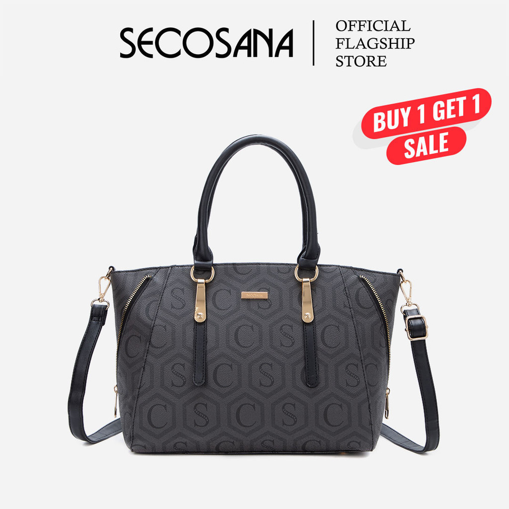 SECOSANA Shannon Printed Shoulder Bag Shopee Philippines