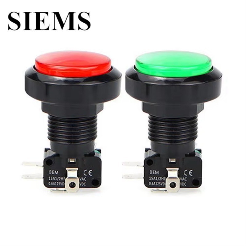 Game Machine Micro Switch Limit Switch PASS Button with 3Pin 24mm ...