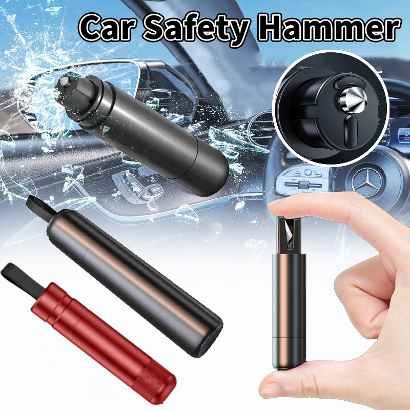 Car Safety Hammer Car Window Glass Breaker Emergency Hammer Seat Belt